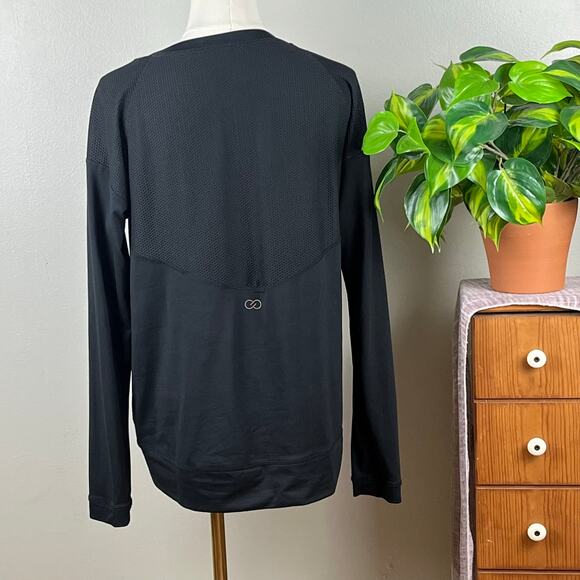 Calia by Carrie Underwood Black Long Sleeve Fitness Top Large - Picture 3 of 8